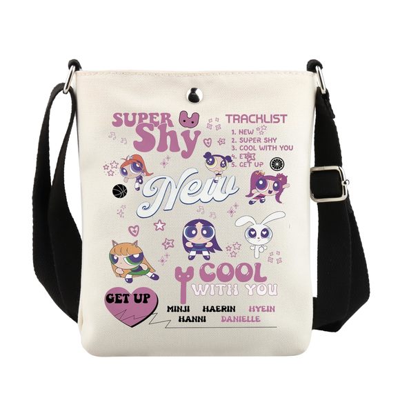 Korea-Pop Group Band Gift Singer Album Crossbody Bag Korea-Pop Music Lover ;) - Picture 1 of 7